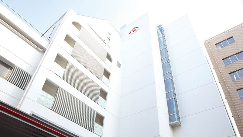 東京家政学院大学の校舎風景
